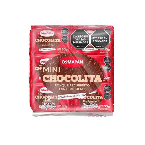 Mini Chocolita Multiempaque De 360 Gr. X12 Unds