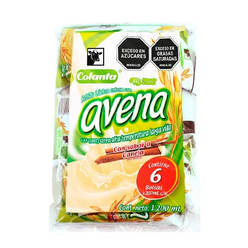 Avena Colanta Tetrapack De 200 Ml X 6 Unds