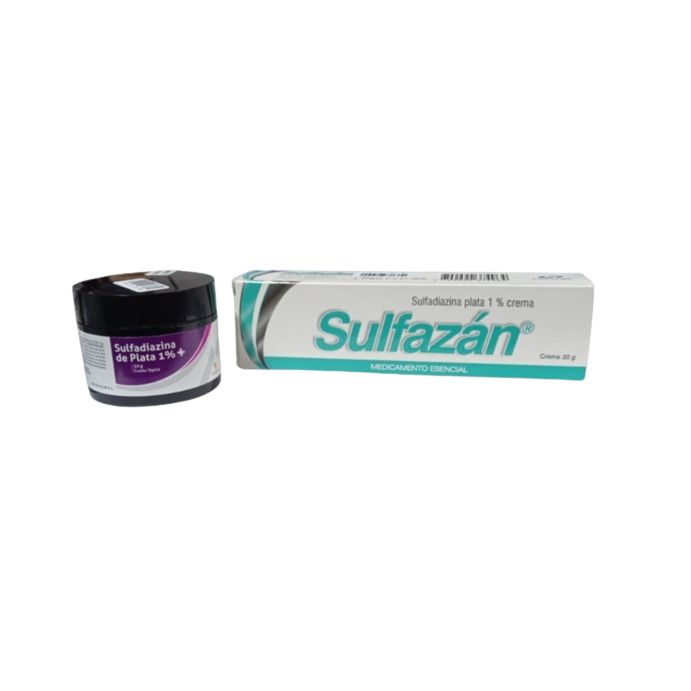 sulfaplata (sulfadiazina) crema 1%  x 30 grs