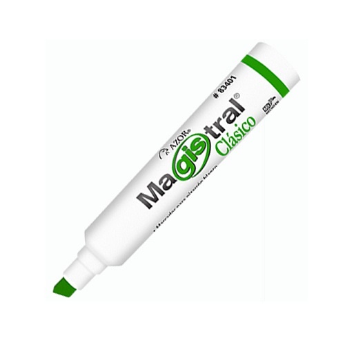 marcador seco borrable verde azor magistral clasico