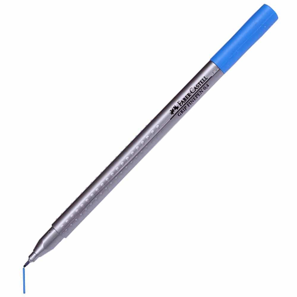 Rotulador Grip Finepen Punta Fina 0.4 mm Azul Faber Castell 