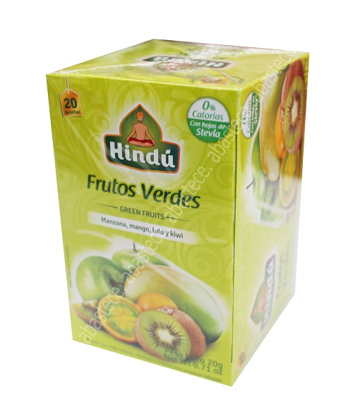 Infusion Hindu Frutal Frutos Verdes Caja por 20 Sobres