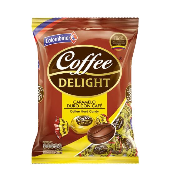 Caramelo Coffe Delight Duro Paquete por 100 Unidades 