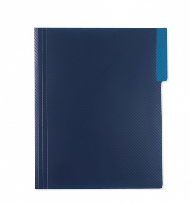 folder plastico oficio con gancho azul keepermate km009002