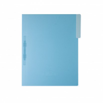 folder plastico carta gancho azul pastel 