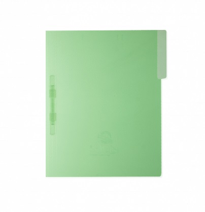 folder plastico carta gancho verde acido keepermate km008505