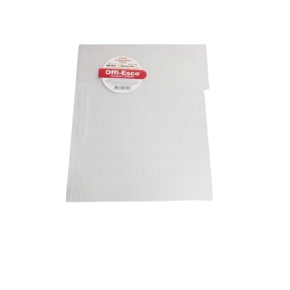 folder plastico carta gancho transparente