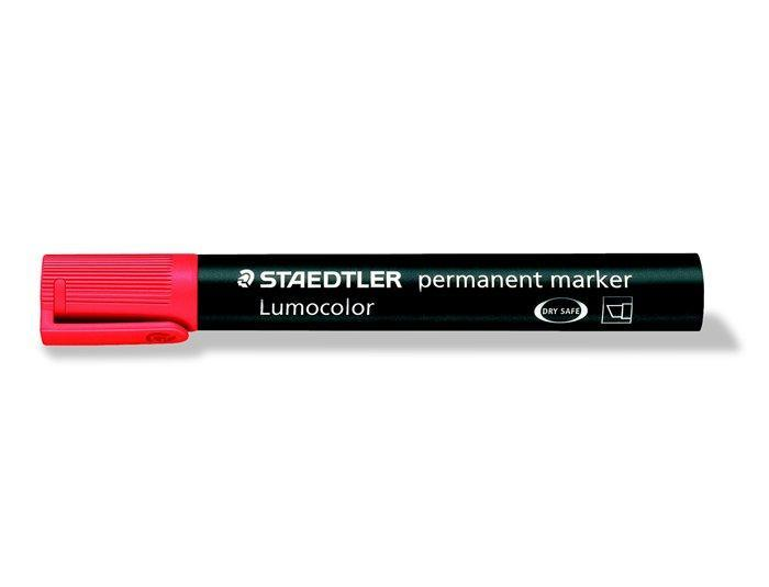 marcador permanente recargable staedtler 350 rojo