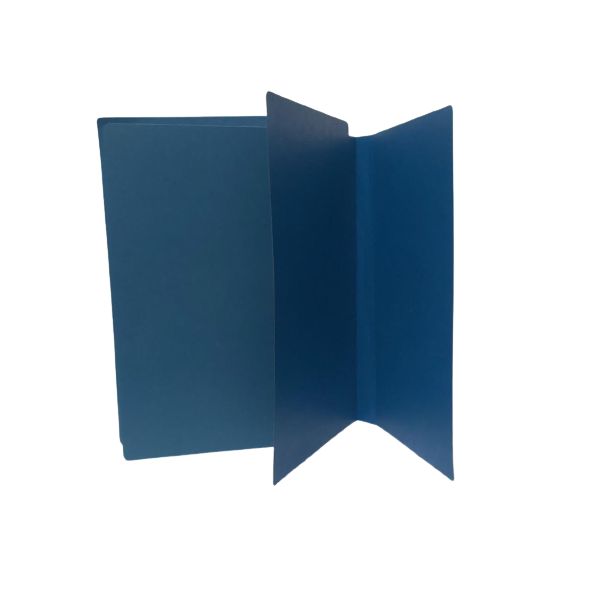 folder aleta completa oficio azul vertical fabri